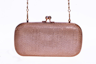 

Hyna design Party Gold Clutch