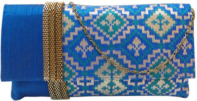 

Bhamini Party Blue Clutch