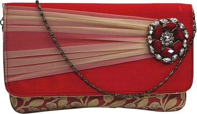 

Bhamini Party Maroon Clutch