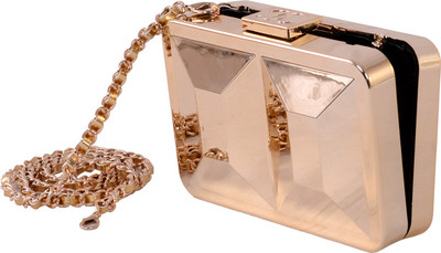 

Fashnopolism Party Gold Clutch