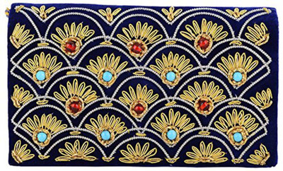

Duchess Party Blue, Multicolor Clutch