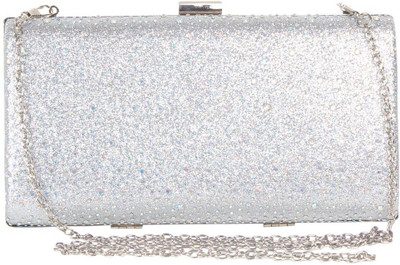 

Reedra Party Silver Clutch