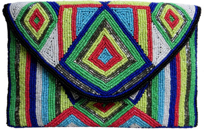 

Kawaii Casual Multicolor Clutch