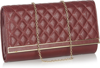 

Addons Casual Maroon Clutch