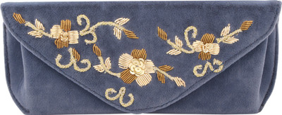 

D'oro Party Blue Clutch