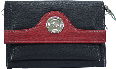 Kelbin Kenellius Casual Black, Maroon Clutch