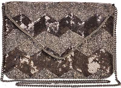 

Diwaah Party Silver Clutch
