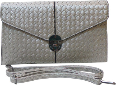 

Bhamini Casual Silver Clutch
