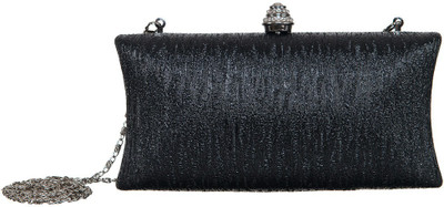 

Peaubella Party Black Clutch