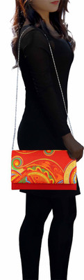

The Ringmaster Casual Red Clutch