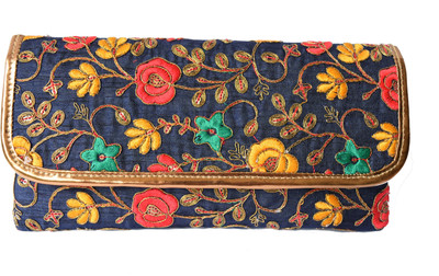 

Mahadev Exports Casual Blue Clutch