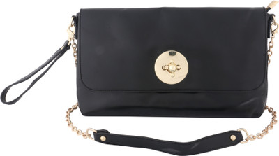 

Priya Exports Party Black Clutch