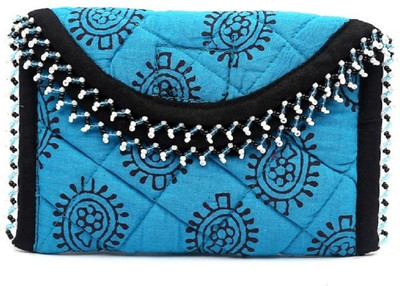 

Aditi Trends Casual Blue Clutch