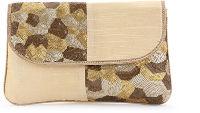 

Elligator Party Beige Clutch