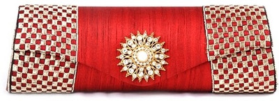 

Abqa Casual, Party Red Clutch