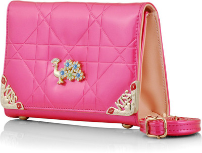 

Eyeslanguage Party Pink Clutch