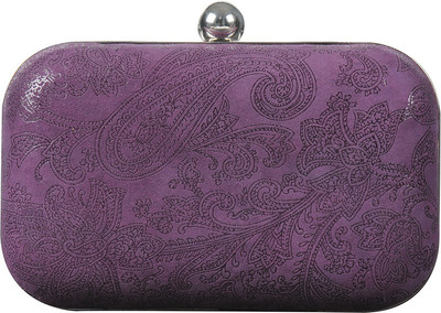 FabAlley Party Purple Clutch