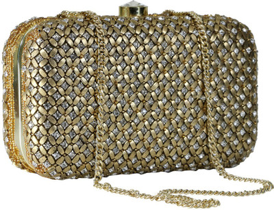 

Sadaf Party Gold Clutch