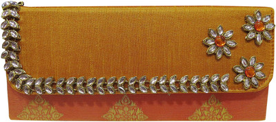 

Deepsum Party Orange Clutch