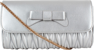 

Kalon Casual Silver Clutch