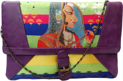 

Bhamini Casual Purple Clutch