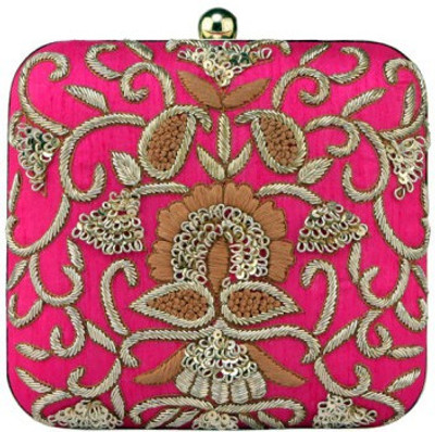 

Royal Pitarah Party Pink Clutch