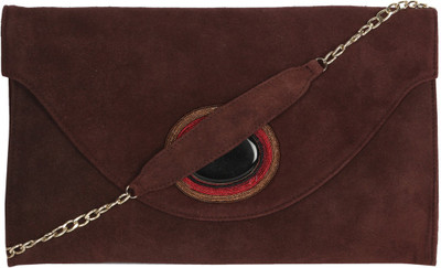 

JL Collections Casual Brown Clutch