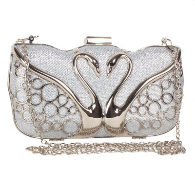 

Reedra Party Silver Clutch