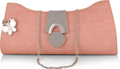 

Butterflies Casual Pink Clutch