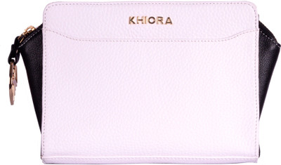 

Khiora Casual White, Black Clutch, Black;white