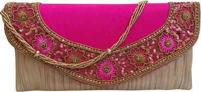 

Bhamini Party Pink Clutch