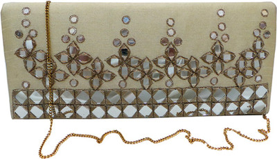 

Bhamini Party Gold Clutch