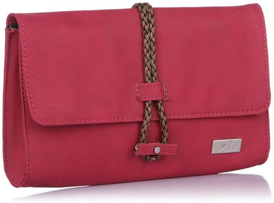 

Yelloe Casual Pink Clutch