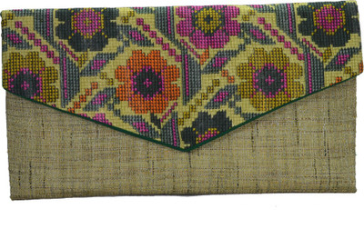 

Arisha kreation Co Casual Beige Clutch