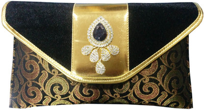 

Angelfish Party Black Clutch
