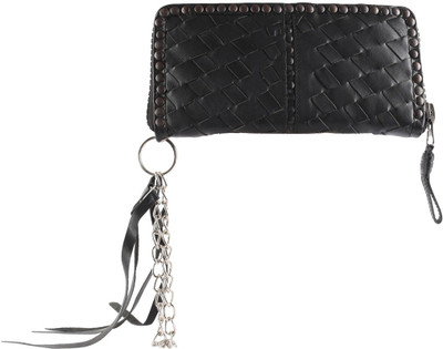 

JL Collections Casual Black Clutch