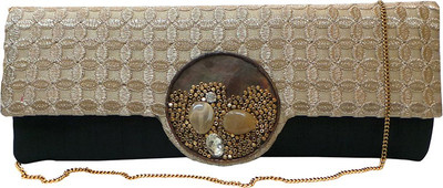Bhamini Party Black Clutch