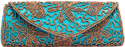 

Kleio Party Blue Clutch