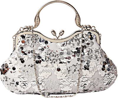 

Zoricane Party Silver Clutch