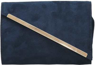 

Glitter Glory Casual Blue Clutch