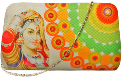 

Bhamini Casual White Clutch