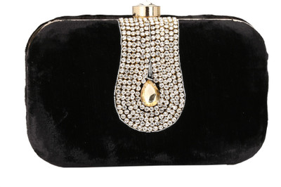 

PASHAN KALA Casual Black Clutch