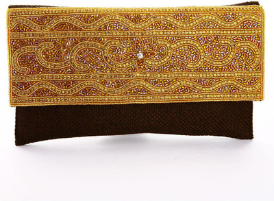 

LadyBugBag Party Brown Clutch