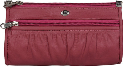 Evelyn Casual Maroon Clutch