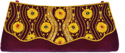 

Duchess Party Purple, Gold Clutch, Gold;purple