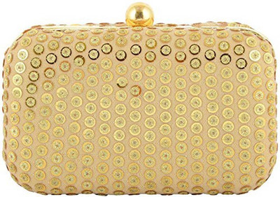 

Duchess Party Gold, Beige Clutch, Beige;gold