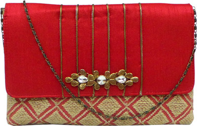 

Bhamini Party Red Clutch
