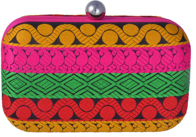 

Posh Casual Multicolor Clutch