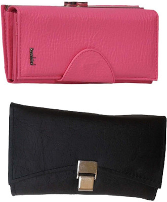 

Goldeno Casual Pink, Black Clutch, Black;pink