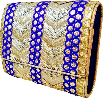 

Craftbazaar Party Multicolor Clutch